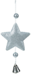 Украшение подвесное Серебряная звезда с подвесом 18,5x9x2,5см 89481 Украшение подвесное Серебряная звезда с подвесом 18,5x9x2,5см 89481