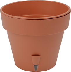 Горшок пластиковый Латина d20см h17,5см v3,7л терракот