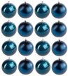 Набор шаров 16шт 8см темно-синий SYQA-0122110 Набор шаров 16шт 8см темно-синий SYQA-0122110