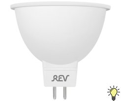 Лампа светодиодная REV 7Вт GU5.3 3000K 12V свет теплый