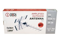 Антенна уличная Dori 9390 (активная 38 дб) с инжектором