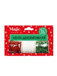 Лента декоративная с тканой кромкой Magic Pack 3шт 150x1x0,1см арт.91072
