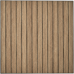 Панели реечные ПВХ LAKO DECOR Светло-коричневый 600х600х2,5мм (упак 1,8м²)