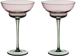 Набор креманок Lefard Twist&Shine Green 220мл 2шт стекло