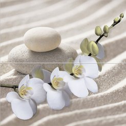 Панно настенное Relax 50х49,8см коричневое 2шт/кмп(PWU09RLX1)