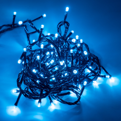 Электрогирлянда Нить внутренняя 9м 150LED синий SYCL-1505