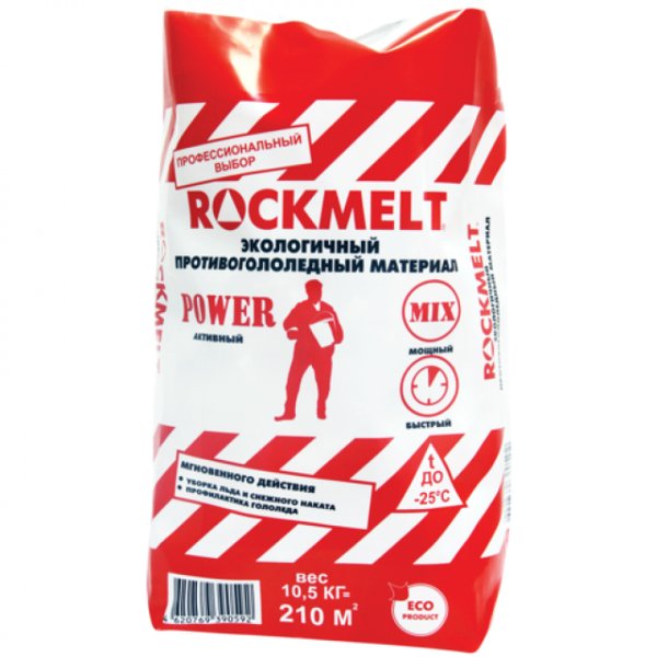 Материал противогололедный Rockmelt Power 10,5кг