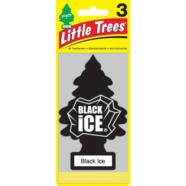 Ароматизатор Little Trees Car-Freshner,Черный лед 10155