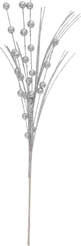 Ветка декоративная 45х3см серебро SYSDH-A3025190