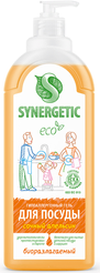 Средство д/мытья посуды антибактериальное Synergetic ЭКО 1л Апельсин
