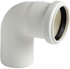 Отвод канализационный Lammin d50/87° шумопоглощающий для внутренней канализации