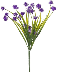 Букет искусственный Лунный цветок синий 35см