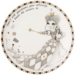 Тарелка закусочная Lefard Wonderland Королева 20см фарфор