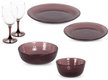 Набор столовый Luminarc Idylle Lilac 30 предм., тарелки обеденные, десертные, салатники, стаканы, стекло
