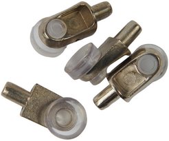 Стеклодержатель прямой с присоской 5мм никель 4шт