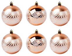 Набор шаров 6шт 8см шампанское SYQB-012111