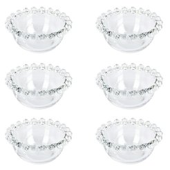 Набор розеток Lirmartur 8х3см 6шт стекло