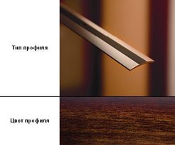 Порог одноуровневый АПС 003 37х900мм открытое крепление Венге (19)