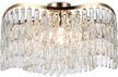 Люстра потолочная с хрусталем TR5459/9 GD/CL золото/прозрачный E14/9 max 40W D580х330