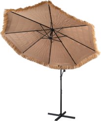 Зонт садовый Коста-Рика d3,0м, стойка d48мм, 8 ребер, алюминий/полиэстер 180г, бежевый солома, крестовина