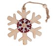 Украшение из дерева Снежинка 9см SYMZPB-442147 Украшение из дерева Снежинка 9см SYMZPB-442147