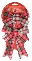 Бант 3шт 10х12см красный SYHDJA-3221124