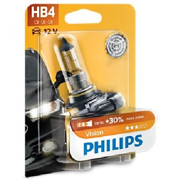 Автолампа HB4/12V/51W/P22d +30% Philips