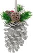 Украшение фигурное Шишка сосновая 15х10х10см, заснеженный, SYSGZSB-4725181 Украшение фигурное Шишка сосновая 15х10х10см, заснеженный, SYSGZSB-4725181