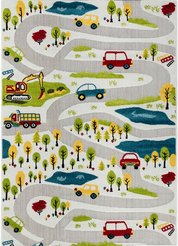 Ковер Play Rugs 1,2х1,7 дизайн D987A Cream/Cream