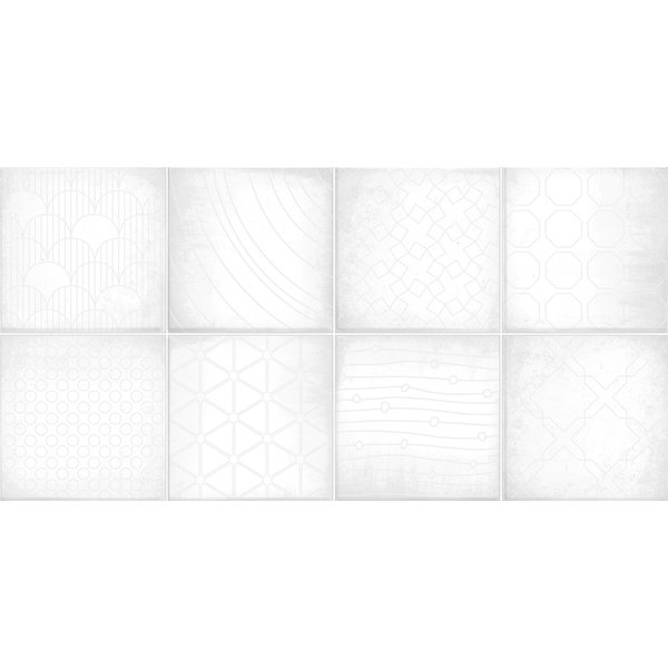 Плитка настенная Richard белый 24,9х50х0,85см 1,1205м²/уп (TWU09RCD010)