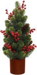 Елка искусственная Корунд 48см, с ягодами, ПЭ, SYSPS-0925014