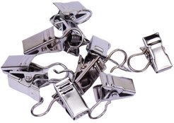 Зажим для штор Qually серебро(10шт)