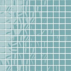Мозаика Темари 29,8x29,8x0,35см бирюзовый глянцевый, 1,06м²/уп