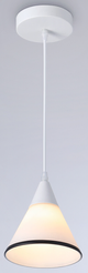Люстра Ambrella light TR3166 WH/BK белый/черный 1хE27