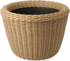 Кашпо плетеное из искусственного ротанга 40л Индийское дерево