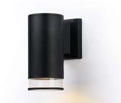 Светильник уличный настенный архитектурный ST3819 BK/CL черный/прозрачный IP54 GU10 max 35W 187х90х160мм
