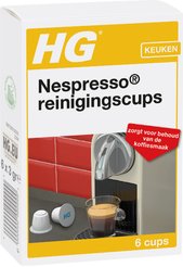 Капсулы д/очистки кофемашин HG Nespresso 1уп.х6шт капсулы