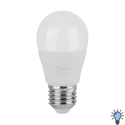 Лампочка светодиодная ЭРА GREEN LINE LED P45-15W-865-E27 GL E27 15 Вт шар холодный свет