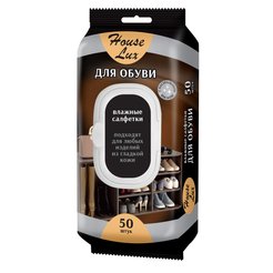Салфетки влажные д/обуви House Lux 50шт с пласт.клапаном