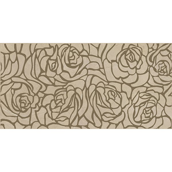 Декор настенный Serenity Rosas 20х40см коричневый шт (08-03-15-1349)