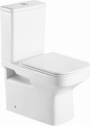 Унитаз-компакт Bridas безободковый с сиденьем полипропилен,микролифт