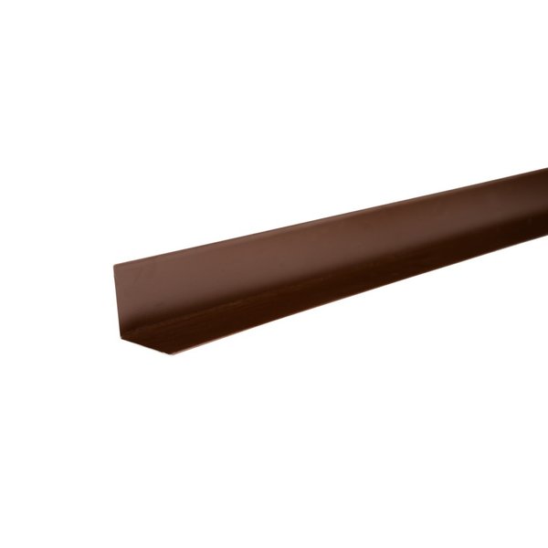 Уголок металлический внутренний ТН HAUBERK ,полиэстер,RAL 8017 коричневый (50х50х1250 мм) шт