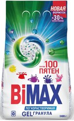 Порошок стиральный д/машины-автомат BiMAX 2,4кг 100 пятен Automat 