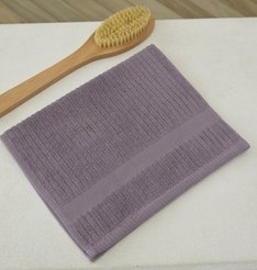 Полотенце махровое Time 30х50 т.розовый