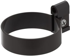 Хомут трубы пластиковый ТН ПВХ ОПТИМА L=140 темно-коричневый