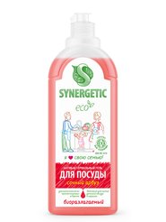 Средство д/мытья посуды антибактериальное Synergetic ЭКО 1л Арбуз