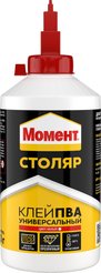 Клей ПВА для дерева Момент Столяр Универсальный (750г)
