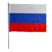 Флаг России 40х60см шток 70см