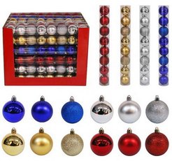 Набор шаров 6шт 8см, красный, SYQA-0125137-red