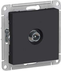 Розетка TV оконечная Schneider Electric AtlasDesign 1DB карбон 